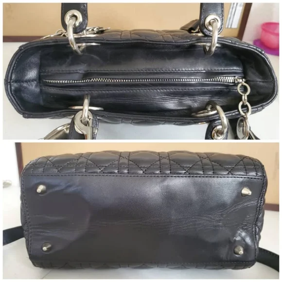 CHRISTIAN DIOR Cannage Lady Dior Bag - Picture 6 of 12